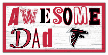 Atlanta Falcons Awesome Dad 6x12 Sign