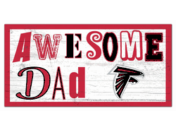 Atlanta Falcons Awesome Dad 6x12 Sign