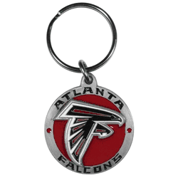 Atlanta Falcons Carved Metal Key Chain