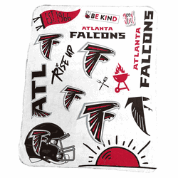 Atlanta Falcons Classic Native Fleece Throw