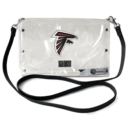 Atlanta Falcons Clear Envelope Purse STRAP