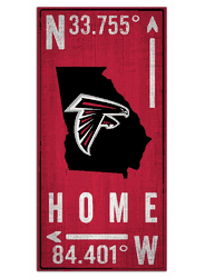 Atlanta Falcons Coordinate 6x12 Sign