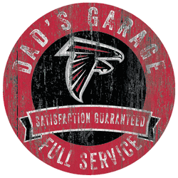 Atlanta Falcons Dad's Garage Sign