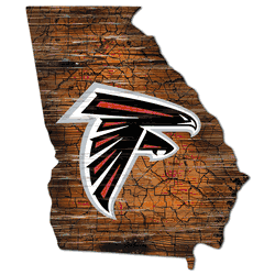 Atlanta Falcons Distressed State with Logo