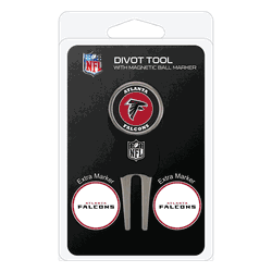 Atlanta Falcons Divot Tool Pack - Signature tool w/ 3 markers