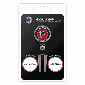 Atlanta Falcons Divot Tool Pack - Signature tool w/ 3 markers