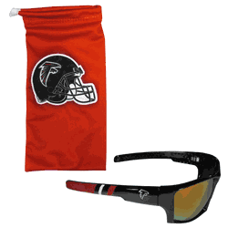 Atlanta Falcons Edge Wrap Sunglass and Bag Set