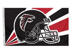 Atlanta Falcons Flag 3x5 Helmet Design