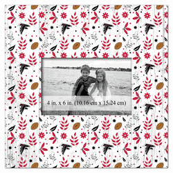 Atlanta Falcons Floral Pattern 10x10 Frame
