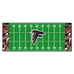 Atlanta Falcons Football Field Runner Mat - 30in. x 72in. XFIT Design