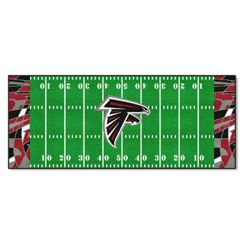 Atlanta Falcons Football Field Runner Mat - 30in. x 72in. XFIT Design