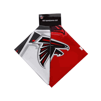 Atlanta Falcons Home and Away Pet Bandana Set Medium