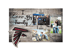 Atlanta Falcons I Love my Family Clip Frame