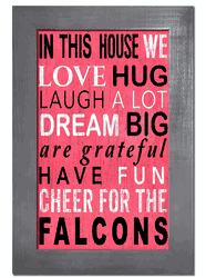 Atlanta Falcons In This House Sign
