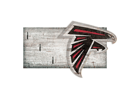 Atlanta Falcons Key Holder 6x12