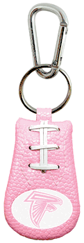 Atlanta Falcons Keychain Pink Football CO