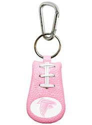 Atlanta Falcons Keychain Pink Football CO