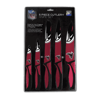 Atlanta Falcons Knife Set - Kitchen - 5 Pack