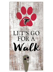 Atlanta Falcons Leash Holder 6x12 Sign
