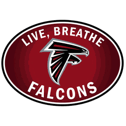 Atlanta Falcons Live-Breath Auto Decal
