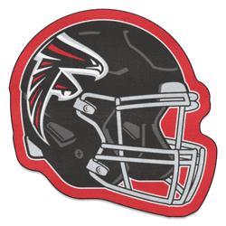 Atlanta Falcons Mascot Helmet Rug