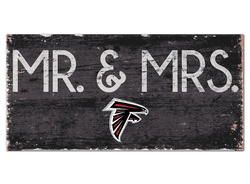 Atlanta Falcons Mr & Mrs Sign