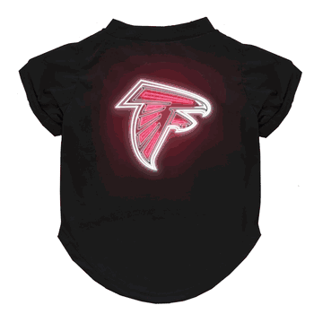 Atlanta Falcons Neon Pet T-Shirt, Large