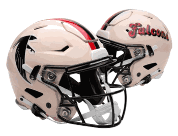 Atlanta Falcons NFL Full Size SPEEDFLEX Authentic Speed Football Helmet RETRO