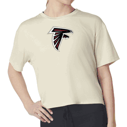 Atlanta Falcons NFL Kadi Turnout Tee Bone Large