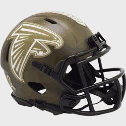 Atlanta Falcons NFL Mini Speed Football Helmet SALUTE TO SERVICE