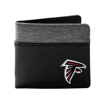 Atlanta Falcons Pebble BiFold Wallet BLCK