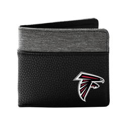 Atlanta Falcons Pebble BiFold Wallet BLCK