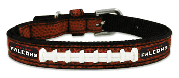 Atlanta Falcons Pet Collar Leather Classic Football Size Toy CO