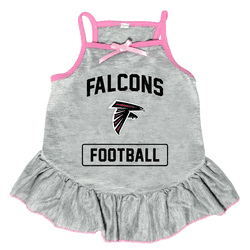Atlanta Falcons Pet Dress Grey Type Large