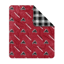 Atlanta Falcons Plush Sherpa Throw 50x60