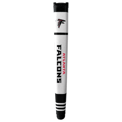 Atlanta Falcons Putter Grip (White with colored stripes)