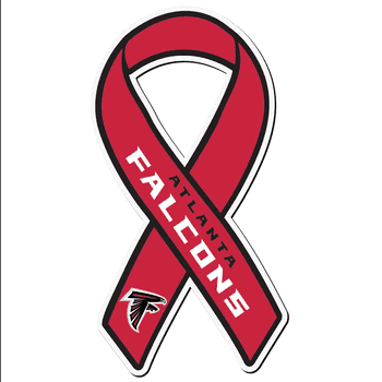 Atlanta Falcons Ribbon Magnet