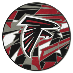 Atlanta Falcons Roundel Rug - 27in. Diameter XFIT Design