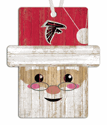 Atlanta Falcons Santa Ornament