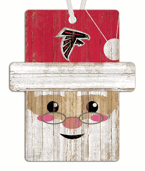 Atlanta Falcons Santa Ornament