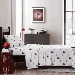 Atlanta Falcons Scatter Bedding Sheet Set Twin
