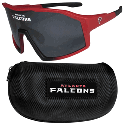 Atlanta Falcons Shield Sunglasses with Case