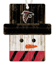 Atlanta Falcons Snowman Ornament