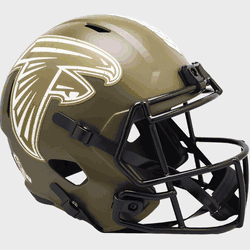 Atlanta Falcons Speed Replica Full Size Football Helmet SALUTE TO SERVICE