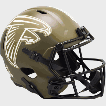 Atlanta Falcons Speed Replica Full Size Football Helmet SALUTE TO SERVICE