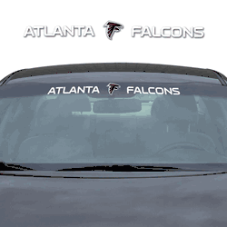 Atlanta Falcons Sun Stripe Windshield Decal 3.25 in. x 34 in.