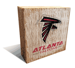 Atlanta Falcons Team Logo Block 6X6