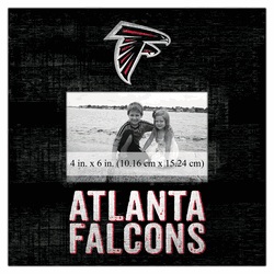 Atlanta Falcons Team Name 10"x10" Picture Frame Sign