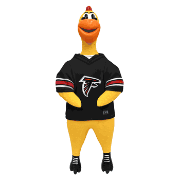 Atlanta Falcons Team Rubber Chicken Toy