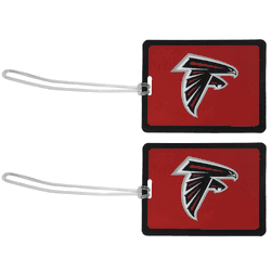 Atlanta Falcons Vinyl Luggage Tag, 2pk